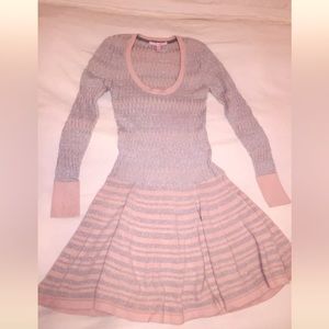 Victoria’s Secret Sweater Dress XS Pink/Silver